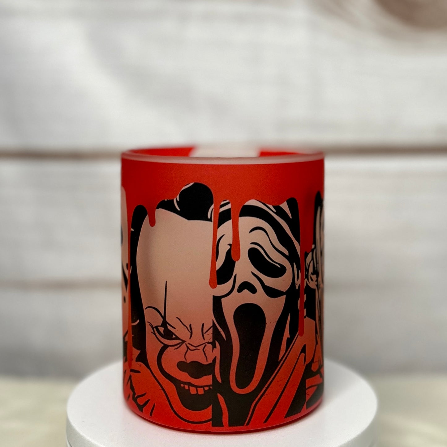 Horror Themed Glass Mug