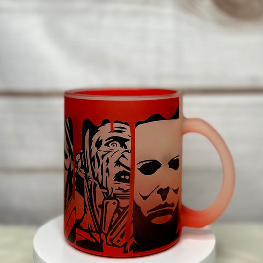 Horror Themed Glass Mug