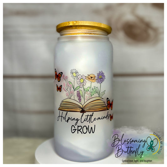 Teachers Plant Seeds Glass Cup