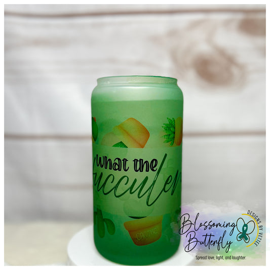 What the fucculent glass cup