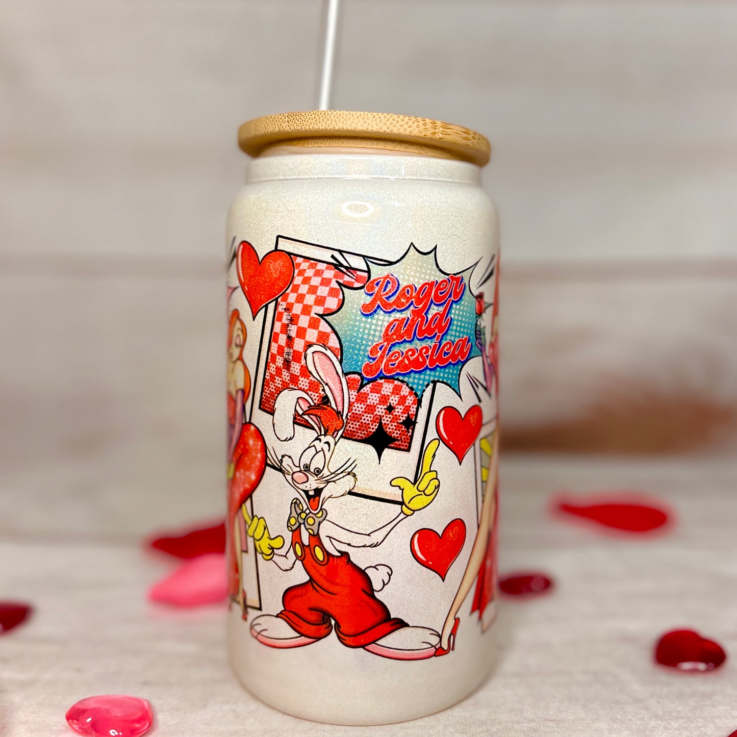 Jessica Rabbit Glass Cup