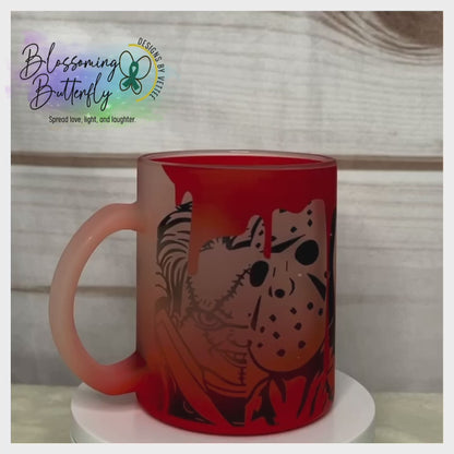 Horror Themed Glass Mug