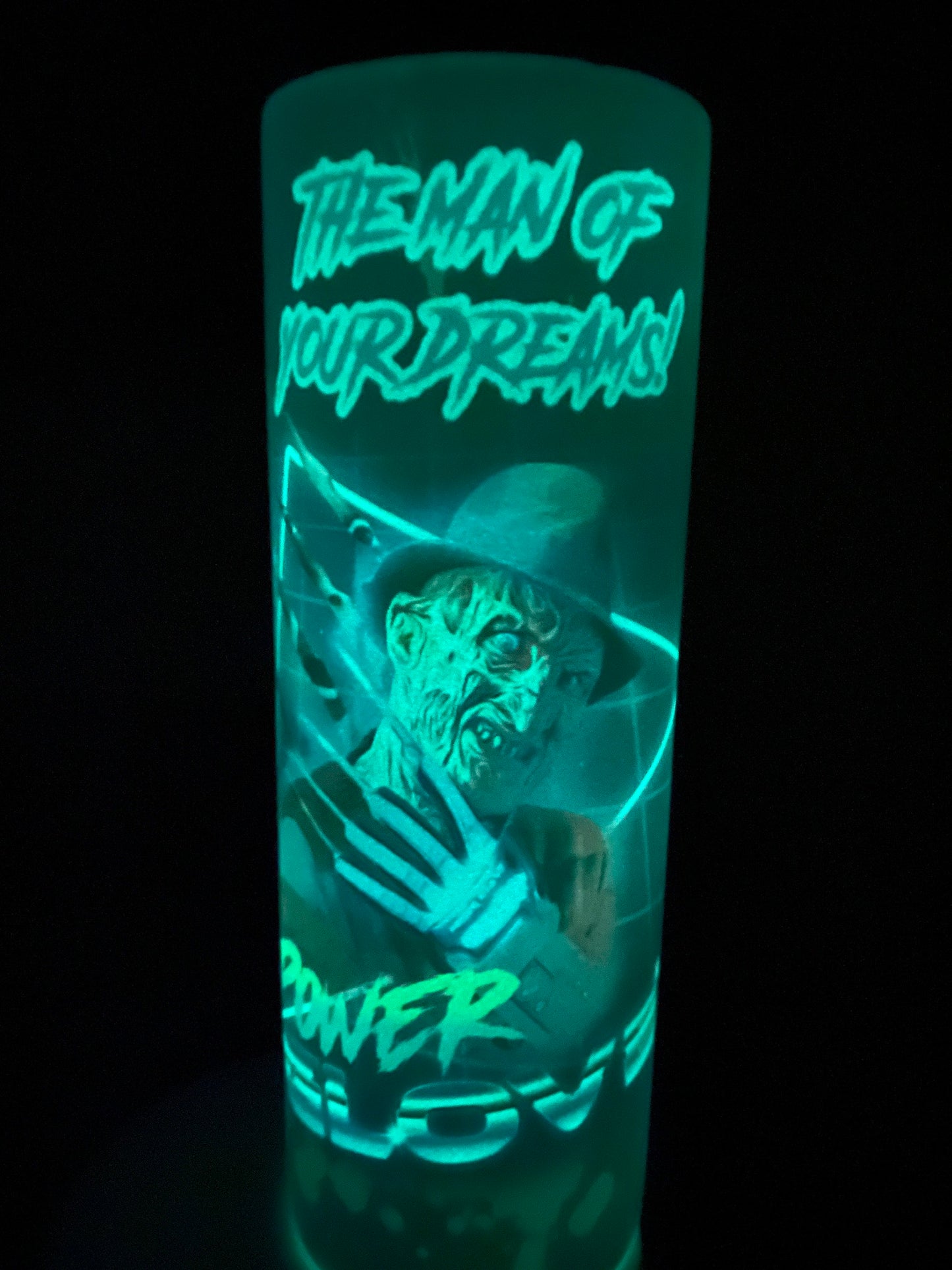 Freddy The Man of Your Dreams Glow Tumbler