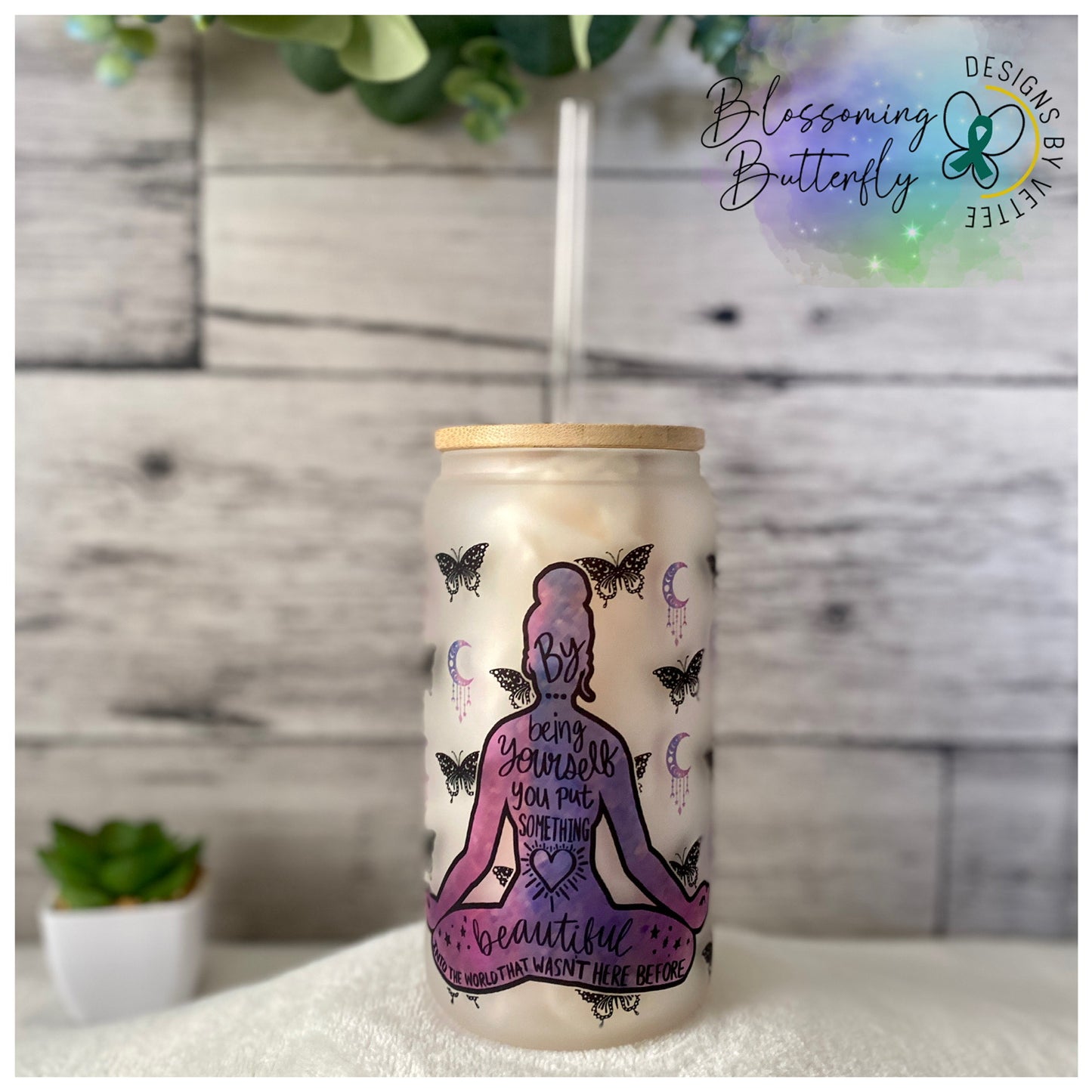 Manifest the Life of Your Dreams Glass Cup